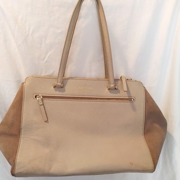 Kate Spade Leather and Suede Tote/Handbag - Picture 1 of 8